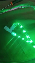 Solderless-Connector Strip-Light WS2812 5050 L/x-Shape 10mm-Width 50pcs for 3528 RGB