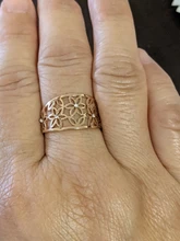 Finger-Rings Zircon Skyrim Stainless-Steel Flower-Of-Life Girl Golden Women Lover Elegant