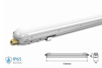 

V-TAC TL6150F Led ceiling lamp 150cm 48W emergency system included cold white 6400K IP65 Tri Proof led Lamp Light SKU-6447