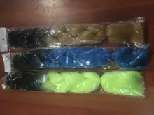 Miss Rola-soporte para extensiones de cabello, 100g, 24 pulgadas, tamaño gigante sintético, BraidsPink, fibra ombré, verde, amarillo, alta temperatura, venta al por mayor