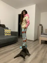 Sudadera con capucha para mujer, de manga larga, con dibujo de dinosaurios, ropa para parte superior femenina, con estampado, casual