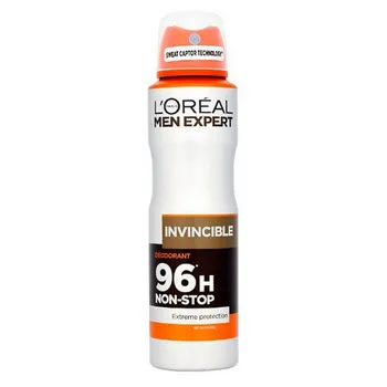 

Spray Deodorant Invincible L'Oreal Make Up (150 ml)