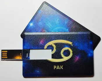 

USB-накопитель Знак зодиака Близнецы, пластиковая карта