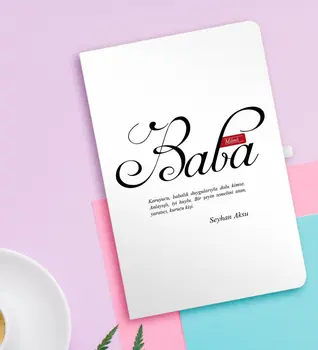 

Personalized Mânâ Dad White Notebook