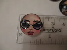 Matryoshka rusa, 10 Uds., mezcla de 12mm/18mm/20mm/25mm, cabujones redondos de cristal para hacer fotos