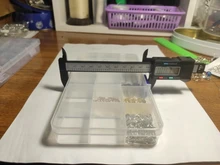 Caja de herramientas de plástico con 15 ranuras para joyería, organizador artesanal, estuche de transporte, cuentas de almacenamiento, F2414