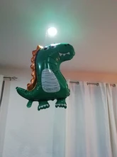 Dinosaur Party Balloon Jungle Foil-Number Globos Birthday-Party-Decorations Wild-Animal