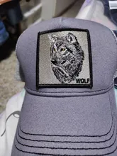 Sombreros de béisbol con animales bordados para hombre y mujer, gorras de béisbol estilo Snapback Hip Hop con bordado tipo animal en malla transpirable, unisex