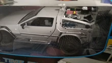 Car Welly Alloy-Model Metal-Toy Gift-Collection Back-To-The-Future-Time-Machine Delorean