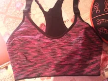WANAYOU-Sujetador deportivo para mujer, Top acolchado con Tirantes finos ajustables para Fitness, correr, gimnasio, atlético, Sujetador deportivo de Yoga sin costuras