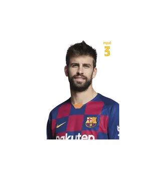 

POSTAL FC BARCELONA 2019/2020 PIQUE bust