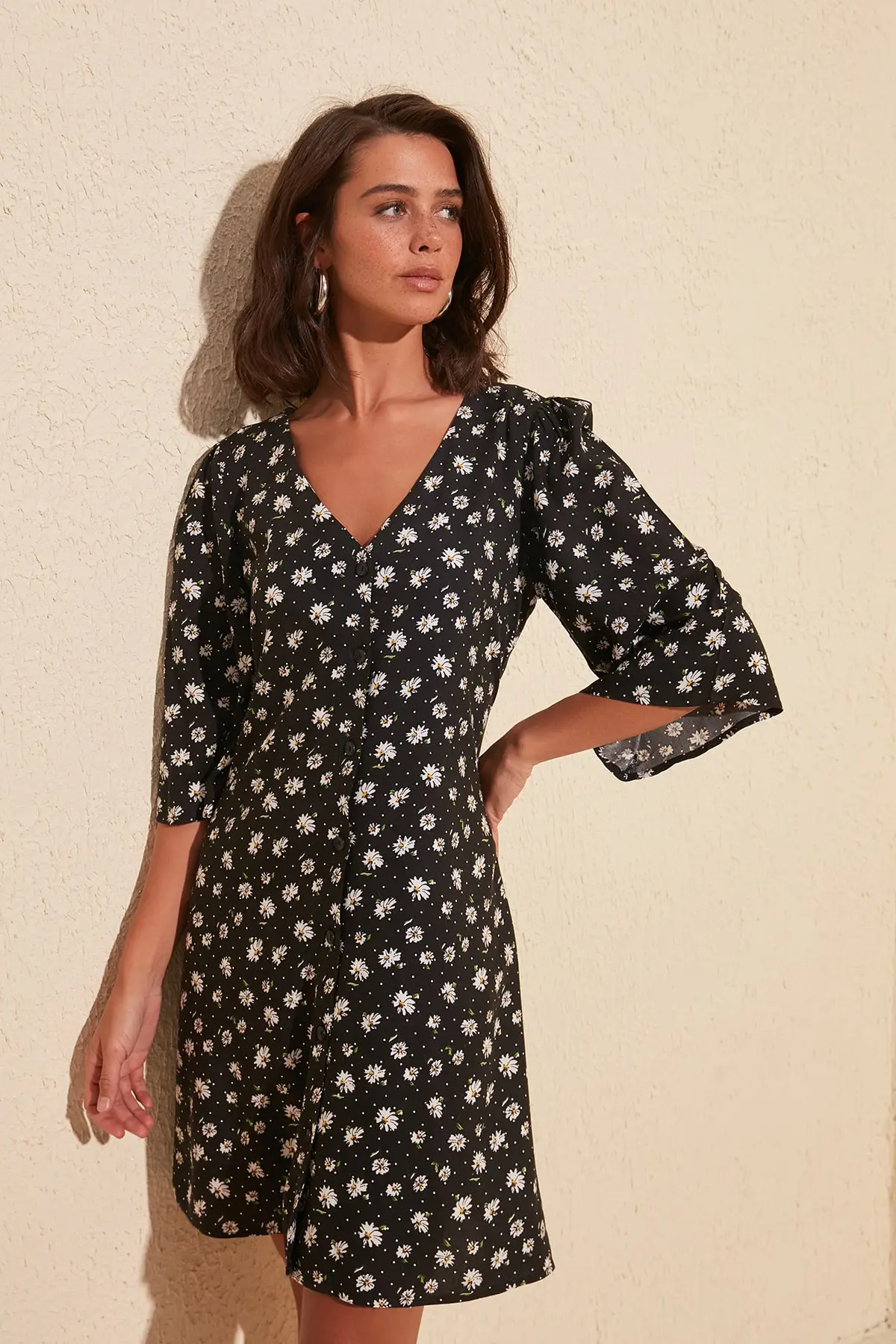 Платье с цветочным принтом TWOSS20EL0389 | Женская одежда