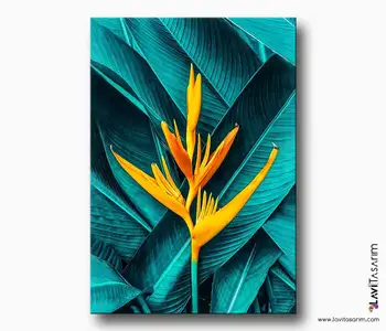 

Tropical Plant Canvas Painting-Home Picture Frames Wall Photo Frame Wooden Canvas Frame