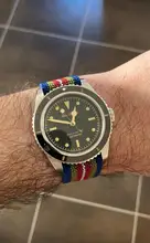 Diver Watch Mechanical-Watches Water-Ghost 20bar San Martin Sapphire NH35 Retro Luminous