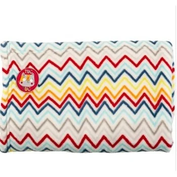

Tuc Tuc fleece blanket printed zig zag