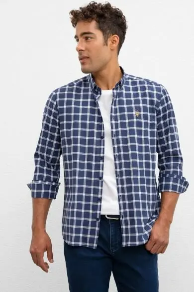 U.S. POLO ASSN. Мужской тканый гомлек