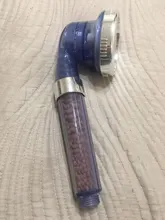 Bath-Head Shower Adjustable High-Pressure Stone Stream Negative-Ion Handheld Ce 