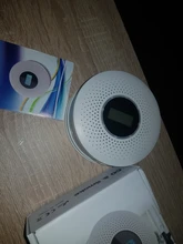 Detector de humo combinado, Detector de monóxido de carbono con pantalla, con batería, Sensor de alarma