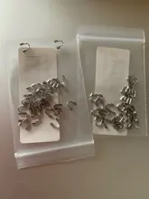 Protectores de alambre de acero inoxidable, 30 Uds., protectores de cables, ganchos en forma de U, conector para fabricación de joyas