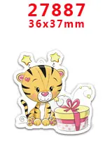 27887 30 шт мультяшный персонаж плоское украшение из смолы PR 27296 - Цвет: 27887