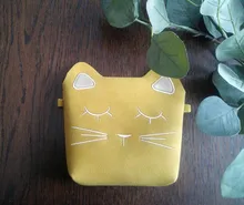 Monedero pequeño de ante de imitación para niños y niñas, Mini bolso de hombro de gato para bebé, bandolera de princesa, 2021