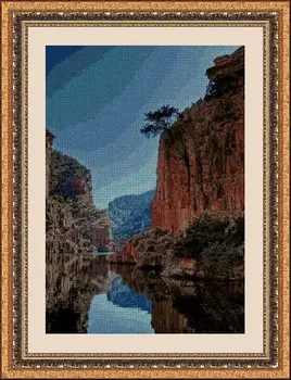 

CROSS STITCH KIT PANDATHREAD LANDSCAPES AND NATURE 34838