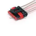 

Shoe to harness injector GAS 5-pin socket with wires (Cargen) АХ-323