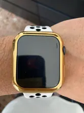 Funda protectora para apple Watch, funda de 44mm/40mm para iwatch de 42mm/38mm, accesorios de parachoques para apple watch series 6 5 4 3 SE