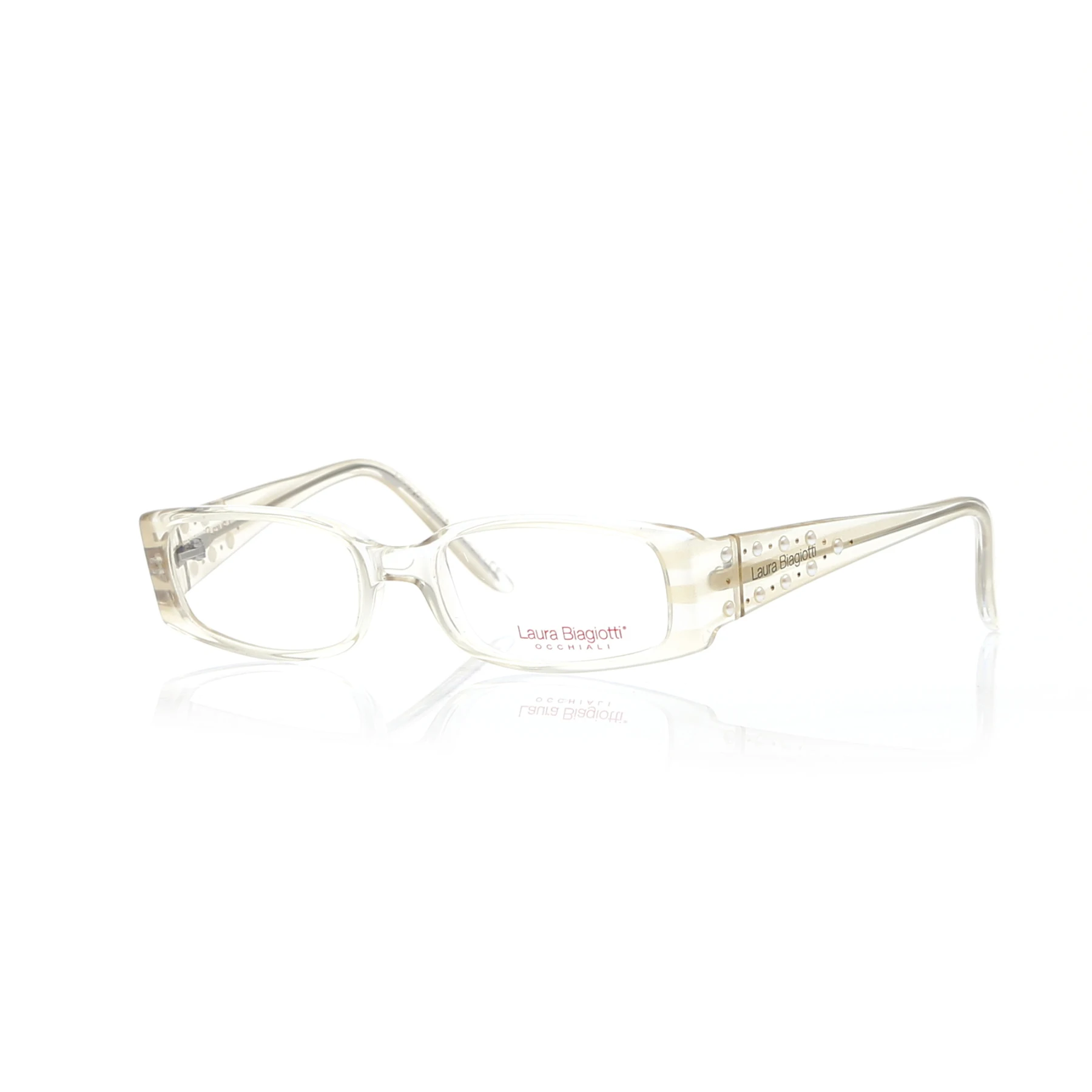 

Markamilla Women Reading Glasses Frame Demo Glasses Eyewear Transparent High Quality WomenLaura Biagiotti LB 80762 K01