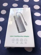UGREEN-concentrador de red USB C, adaptador HDMI 10 en 1, USB C a USB 3,0, Dock para MacBook Pro, accesorios, USB-C tipo C 3,1, divisor