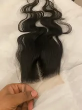 Alisky cuerpo onda de encaje cierre 4x4 transparente hd de cierre de encaje HD Frontal de encaje de pelo Remy brasileño cierre 4x4 Cierre del cabello humano