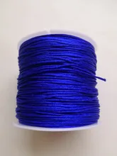 50 metros 0,8mm Cordón de Nylon hilo nudo chino Macrame cable pulsera trenzada cuerda manualidades con abalorios joyería de DIY cable del hilo de rosca