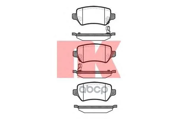 Колодки Тормозные Opel Astra G/H/Zafira A Задние Nk 223625 Nk арт. 223625