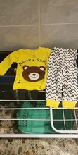 Conjunto de pijama de manga larga y sartenes para niños de 0 a 4 años, ropa de dormir de algodón con dibujos animados, 2 piezas