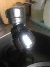 Faucet WATER-FILTER Connector Diffuser Nozzle Shower Adjustable Kitchen 2-Modes 360-Degree