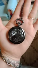 Reloj de bolsillo de plata/Negro/bronce para Navidad, película de Jack skeleton, Tim