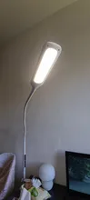 Clip Desk-Lamp Led-Light Eye-Protected-Lamp Brightness Office Led Long-Arm Bedroom 