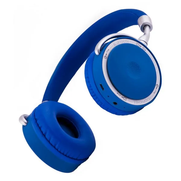 Складные Наушники с Bluetooth CoolBox COO-AUB-12BL 300 mAh Blue