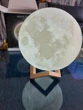 Moon-Lamp Globe Night-Light Bedroom 3d-Print Home-Decor Children Gift Creative Galaxy