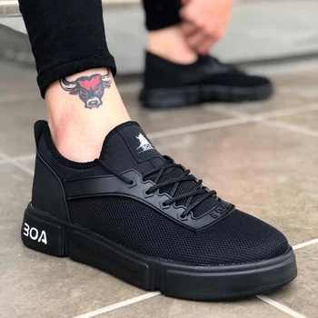

BOA Black Sneakers High Quality 100% Vegan Leather Men Casual Shoes. Shoe, Sneaker Shoe, Van Shoe, Air Shoe, Basket Shoe, Flip Shoe, Trainer Shoe, Chaussure, Laofer Shoe, Gel Shoe, Young Man Shoes, Chaussures de Jeunes