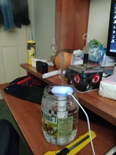 ELOOLE USB Portable Air Humidifier Donut Bottle Aroma Diffuser Mist Maker For Home Office