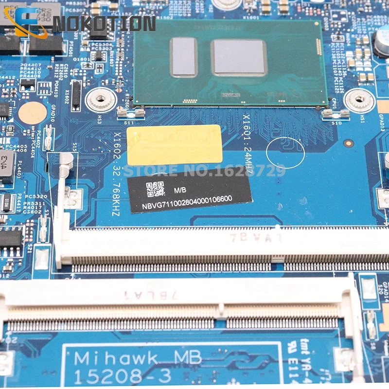 price cut  NOKOTION 15208-3 448.06J01.0031 NBVG711002 NB.VG711.002 For Acer aspire V3-372 V3-372T P238 Laptop 