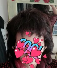 AILIADE-Peluca de cabello humano con flequillo, aumento de la cantidad de cabello en la parte superior de la cabeza para cubrir el cabello blanco