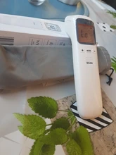 Termómetro infrarrojo Digital para la frente, herramienta de medida de la fiebre sin contacto para bebés y adultos