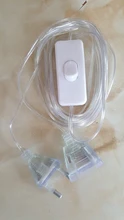 Eu/Us-Plug Light-String Curtain-Light Extender-Wire LED Holiday Wedding-Party 
