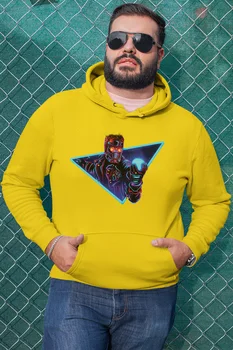 

Angemiel Wear Starlord Yellow Men 'S Hooded Sweatshirt