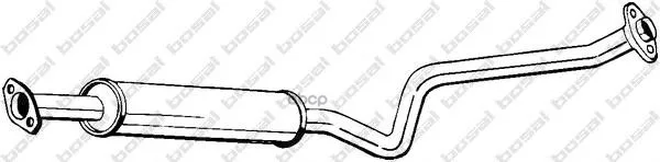 Основной Глушитель Nissan Primera 02- 1.8i 16v Bosal арт. 284099
