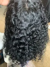 RESHINE-Peluca de pelo rizado de Mongolia, cabello humano con encaje frontal 13x4, 180%, 13x6, cierre de encaje rizado, prearrancado