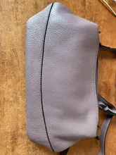 Arliwwi-bandolera de cuero genuino para mujer, bolso de lujo, cruzado, G12