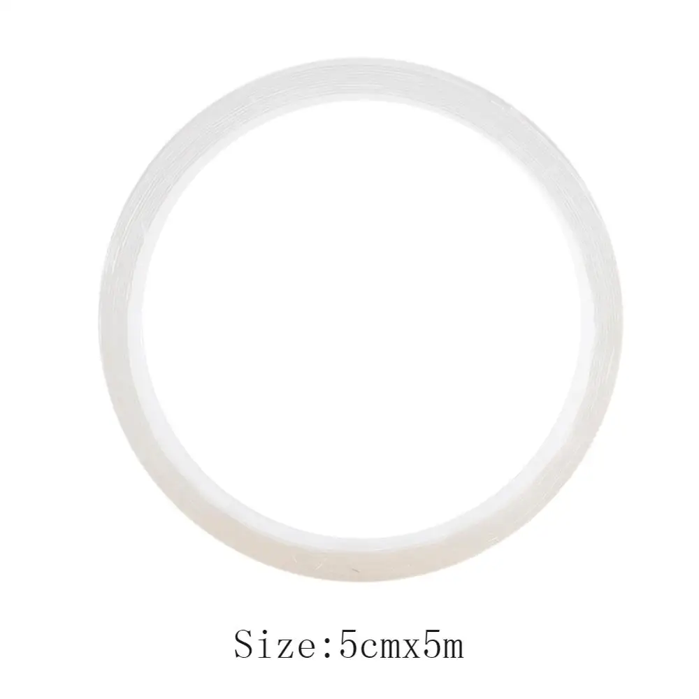3/5/10m Kitchen Sink Self-adhesive Tape Waterproof Acrylic Transparent Tape Gap Bathroom Toilet Corner Seal Strip Wall Sticker - Color: 5cmx5m